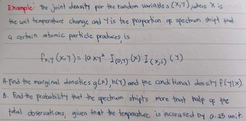 Answered: Example: The Joint Density For The… | Bartleby