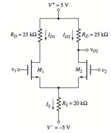 Microelectronics: Circuit Analysis and Design, Chapter 11, Problem 11.46P , additional homework tip  1