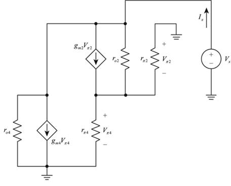 Microelectronics: Circuit Analysis and Design, Chapter 11, Problem 11.70P , additional homework tip  1