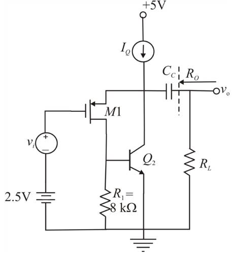Microelectronics: Circuit Analysis and Design, Chapter 11, Problem 11.82P , additional homework tip  1