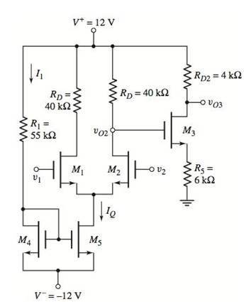 Microelectronics: Circuit Analysis and Design, Chapter 11, Problem 11.93P , additional homework tip  1