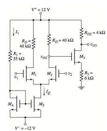 Microelectronics: Circuit Analysis and Design, Chapter 11, Problem 11.93P , additional homework tip  3