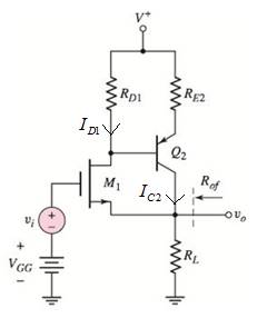 Microelectronics: Circuit Analysis and Design, Chapter 12, Problem 12.40P , additional homework tip  2