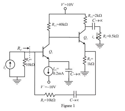 Microelectronics: Circuit Analysis and Design, Chapter 12, Problem 12.49P , additional homework tip  1