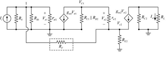 Microelectronics: Circuit Analysis and Design, Chapter 12, Problem 12.50P , additional homework tip  2