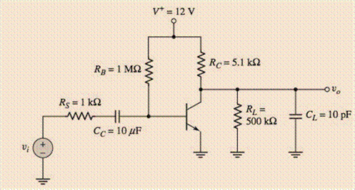 MICROELECT. CIRCUIT ANALYSIS&DESIGN (LL), Chapter 7, Problem 7.40P , additional homework tip  8