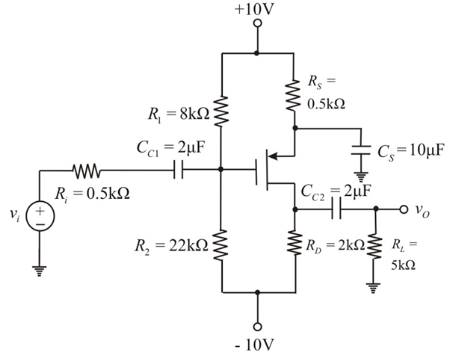 Microelectronics: Circuit Analysis and Design, Chapter 7, Problem 7.69P , additional homework tip  1