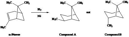 Chapter 8.8, Problem 15P, Hydroborationoxidation of -pinene, like its catalytic hydrogenation (Problem 8.3), , example  2