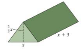 Chapter 3.4, Problem 101PE, The front face of a tent is triangular and the height of the triangle is two-thirds of the base. The 