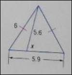 Geometry, Student Edition, Chapter 8.6, Problem 55HP , additional homework tip  1
