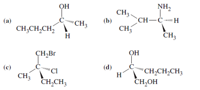 Chapter 26, Problem 62E, Name the following molecules with the appropriate stereo chemical designation. 
