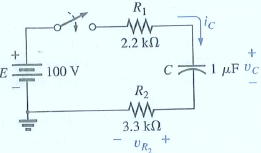 Chapter 10, Problem 21P, For the circuit in Fig. 10.95, composed of standard values: a. Determine the time constant of the 