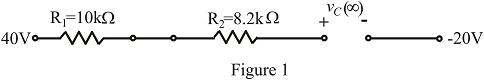 Chapter 10, Problem 34P, The capacitor in Fig. 10.104 is initially charged to 8 V with the polarity shown. a. Find the 