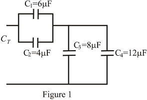 Chapter 10, Problem 51P, Find the total capacitance CT for the network in Fig.10.119. Fig.10.119 