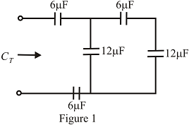 Chapter 10, Problem 52P, Find the total capacitance CT for the network in Fig.10.120. Fig.10.120 