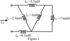 Chapter 11, Problem 37P, Find the total inductance of the circuit of Fig. 11.102. Fig. 11.102 