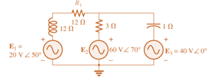 Chapter 18, Problem 7P, Write the mesh equations for the network of Fig. 18.67. Determine the current through the resistor 