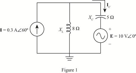 Chapter 19, Problem 2P, Using superposition, determine the current through the capacitance Xc in Fig. 19.106. 