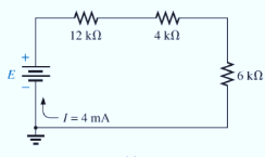 Chapter 5, Problem 12P, Find the applied voltage necessary to develop the current specified in each circuit in Fig. 5.99. 