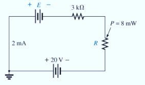 Chapter 5, Problem 23P, Find {he unknown voltage source and resistor for the networks in Fig. 5.110. First combine the 