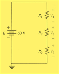 Chapter 5, Problem 37P, Find the voltage across each resistor in Fig. 5.123 if R1=2R3 and R2=7R3 