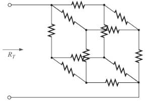 Chapter 7, Problem 26P, If all the resistors of the cube in Fig. 7.89 are 10 what is the total resistance? (Hint: Make some 