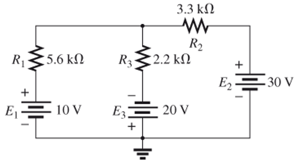 Chapter 8, Problem 17P, Using branch-current analysis, find the current through each resistor for the network of Fig. 8.119. 