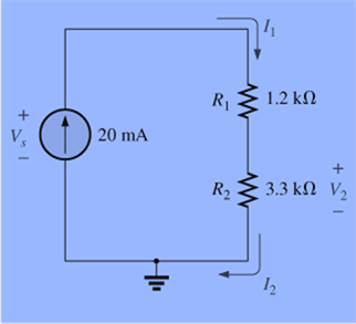 Chapter 8, Problem 2P, For the network of Fig. 8.104: a. Determine the currents I1 and I2. b. Calculate the voltages V2 and 