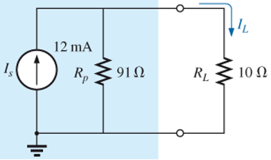 Chapter 8, Problem 9P, For the network in Fig. 8.111: Find the current IL through the 10  resistor. Convert the current 