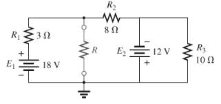 Chapter 9, Problem 12P, Find the ThĂ©venin equivalent circuit for the network external to the resistor R for the network in 