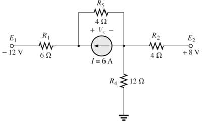 Chapter 9, Problem 8P, Using superposition, find the voltage across the 6A source in Fig.9.132. Fig.9.132 