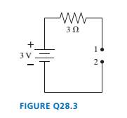 Chapter 28, Problem 3CQ, The wire is broken on the right side of the circuit in FIGURE Q28.3. What is the potential 