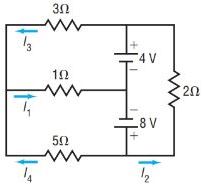 Chapter 11.2, Problem 85AE, Electricity: Kirchhoffs Rules An application of Kirchhoffs Rules to the circuit shown results in the 