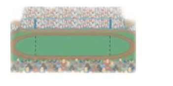 Chapter 3.4, Problem 17AE, Constructing a Stadium A track-and-field playing area is in the shape of a rectangle with 