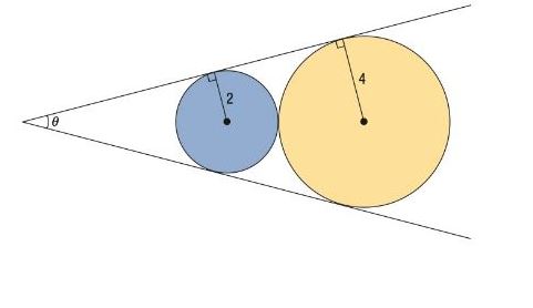 Chapter 8.1, Problem 77AYU, Geometry Find the value of the angle  in degrees rounded to the nearest tenth of a degree. 