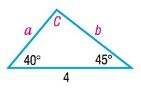 Chapter 8.2, Problem 10SB, In Problems 9-16, solve each triangle. 