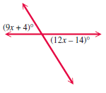 Chapter 1, Problem 12RE, Find the measure of each marked angle. 