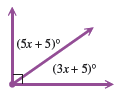 Chapter 1.1, Problem 26E, 

Find the measure of each marked angle. See Example 2.
26.

 