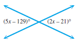 Chapter 1.2, Problem 11E, 
Find the measure of each marked angle. In Exercises 19–22, m and n are parallel. See Examples 1 and 