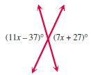 Chapter 1.2, Problem 12E, Find the measure of each marked angle. In Exercises 1922, m and n are parallel. See Examples 1 and 