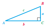 Chapter 2.1, Problem 11E, Suppose ABC is a right triangle with sides of lengths a, b, and c and right angle at C. Use the 