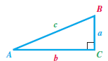 Chapter 2.1, Problem 12E, Suppose ABC is a right triangle with sides of lengths a, b, and c and right angle at C. Use the 