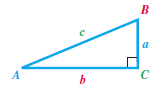Chapter 2.1, Problem 18E, Suppose ABC is a right triangle with sides of lengths a, b, and c and right angle at C. Use the 