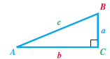 Chapter 2.1, Problem 19E, Suppose ABC is a right triangle with sides of lengths a, b, and c and right angle at C. Use the 