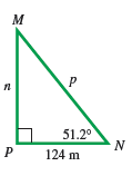 Chapter 2.4, Problem 15E, 

Solve each right triangle. When two sides are given, give angles in degrees and minutes. See 
