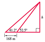 Chapter 2.5, Problem 36E, Find h as indicated in the figure. 