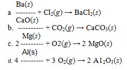 Chapter 7, Problem 43E, For each of the reactions, calculate the mass (in grams) of the product that forms when 3.67 g of 