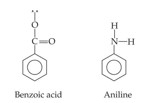 Chapter 2, Problem 80E, Benzoic acid (C6H5COOH) and aniline (C6H5NH2) are both derivatives of benzene. Benzonic acid is an 