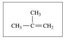 Chapter 11.5, Problem 11.25QAP, Give the IUPAC name for each of the following: a. H2C = CH2 b. c. d. , example  1