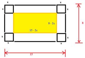 Chapter 2.2, Problem 85E, Making a box. From a rectangular  piece of cardboard, four congruent squares with sides of length x 